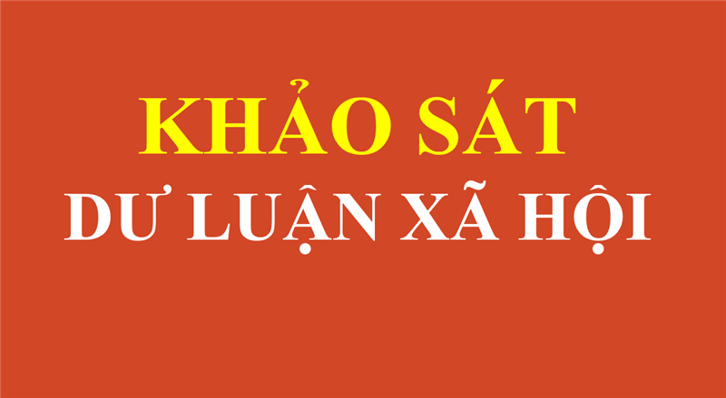 Khảo sát dư luận xã hội
