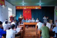 ĐOÀN CÔNG TÁC BAN THƯỜNG VỤ ĐẢNG ỦY PHƯỜNG NAM GIA NGHĨA LÀM VIỆC VỚI CẤP ỦY CÁC CHI BỘ TỔ DÂN PHỐ