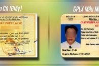 Công an tỉnh Lâm Đồng khuyến khích người dân đổi giấy phép lái xe bản giấy cũ sang dạng thẻ PET.