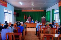 ĐOÀN CÔNG TÁC BAN THƯỜNG VỤ ĐẢNG ỦY PHƯỜNG NAM GIA NGHĨA LÀM VIỆC VỚI CẤP ỦY CÁC CHI BỘ TỔ DÂN PHỐ 1, 2 NGHĨA TÂN