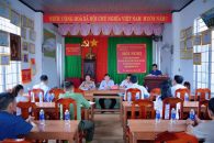 ĐOÀN CÔNG TÁC BAN THƯỜNG VỤ ĐẢNG ỦY PHƯỜNG NAM GIA NGHĨA LÀM VIỆC VỚI CẤP ỦY CÁC CHI BỘ TỔ DÂN PHỐ 1, 2 NGHĨA PHÚ