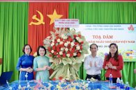 PHƯỜNG NAM GIA NGHĨA THĂM, CHÚC MỪNG CÁC CƠ SỞ GIÁO DỤC NHÂN NGÀY 20/11