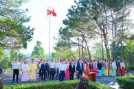 UBND PHƯỜNG NAM GIA NGHĨA TỔ CHỨC LỄ CHÀO CỜ THÁNG 02/2026