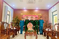 BAN CHQS PHƯỜNG NAM GIA NGHĨA ĐI CHÚC TẾT CÁC CƠ QUAN, ĐƠN VỊ TRÊN ĐỊA BÀN