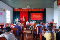 CỬ TRI TỔ DÂN PHỐ TÂN PHÚ TIẾP XÚC CÁC ỨNG CỬ VIÊN ĐẠI BIỂU HĐND PHƯỜNG NAM GIA NGHĨA