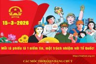 🇻🇳🇻🇳CÁC MỐC THỜI GIAN ĐÁNG CHÚ Ý SAU NGÀY BẦU CỬ ĐẠI BIỂU QUỐC HỘI VÀ HĐND CÁC CẤP🇻🇳🇻🇳