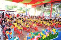 RỘN RÀNG LỄ TỔNG KẾT NĂM HỌC TẠI TRƯỜNG MẦM NON HOA PHƯỢNG VÀNG