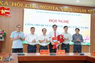NAM GIA NGHĨA CÔNG BỐ CÁC QUYẾT ĐỊNH VỀ CÔNG TÁC CÁN BỘ
