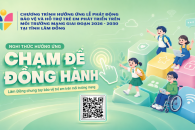 “Chạm để đồng hành” – Lan tỏa cam kết bảo vệ trẻ em trên môi trường mạng